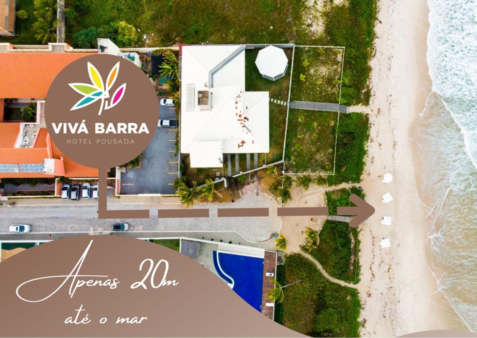 Viva Barra Hotel Pousada Barra de São Miguel Buitenkant foto